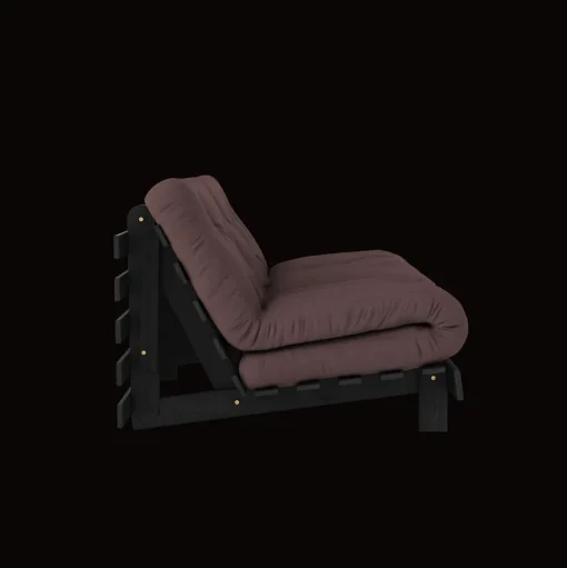 Karup Design Roots Sovasofa Med Roots Madras 160x200 Brun/Sortlakeret