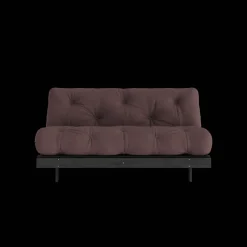 Karup Design Roots Sovasofa Med Roots Madras 160x200 Brun/Sortlakeret