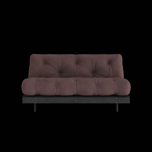 Karup Design Roots Sovasofa Med Roots Madras 160x200 Brun/Sortlakeret