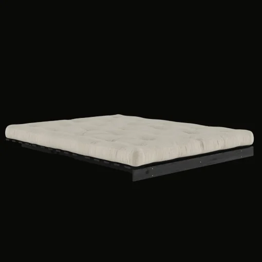 Karup Design Roots Sovasofa Med Roots Madras 160x200 Linned/Sortlakeret