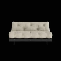 Karup Design Roots Sovasofa Med Roots Madras 160x200 Linned/Sortlakeret