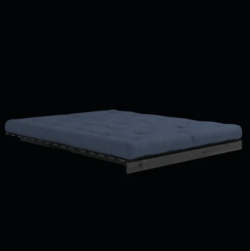 Karup Design Roots Sovasofa Med Roots Madras 160x200 Navy/Sortlakeret