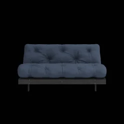 Karup Design Roots Sovasofa Med Roots Madras 160x200 Navy/Sortlakeret