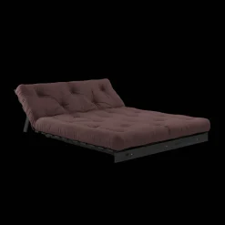 Karup Design Roots Sovasofa Med Roots Madras 140x200 Brun/Sortlakeret