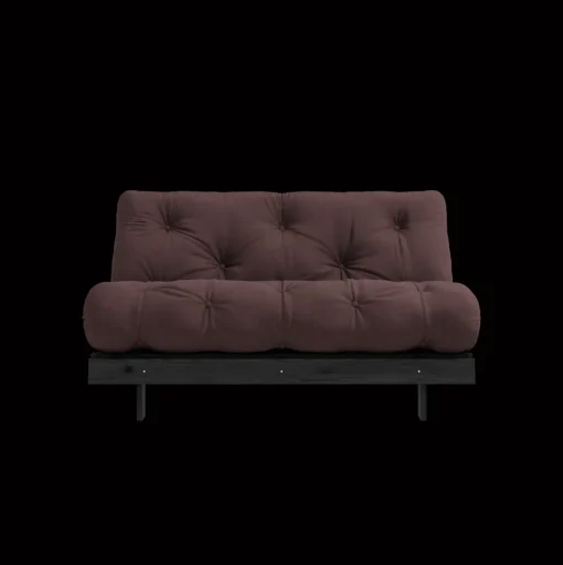 Karup Design Roots Sovasofa Med Roots Madras 140x200 Brun/Sortlakeret