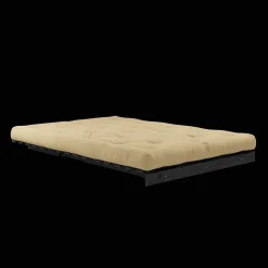Karup Design Roots Sovasofa Med Roots Madras 140x200 Wheat Beige/Sortlakeret