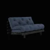 Karup Design Roots Sovasofa Med Roots Madras 140x200 Navy/Sortlakeret