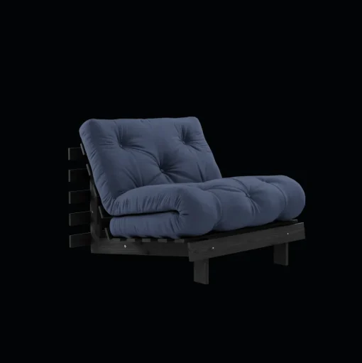 Karup Design Roots Sovesofa Med Madras 90x200 Black Night/Navy