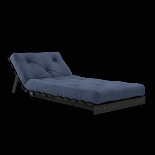 Karup Design Roots Sovesofa Med Madras 90x200 Black Night/Navy