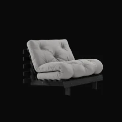 Karup Design Roots Sovesofa Med Madras 90x200 Black Night/Grå