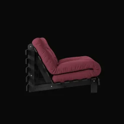 Karup Design Roots Sovesofa Med Madras 90x200 Black Night/Bordeaux