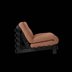 Karup Design Roots Sovesofa Med Madras 90x200 Black Night/Clay Brown