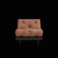 Karup Design Roots Sovesofa Med Madras 90x200 Black Night/Clay Brown