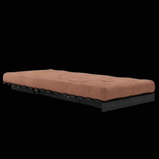 Karup Design Roots Sovesofa Med Madras 90x200 Black Night/Clay Brown