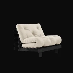 Karup Design Roots Sovesofa Med Madras 90x200 Black Night/Beige