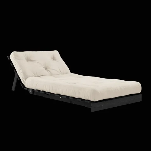 Karup Design Roots Sovesofa Med Madras 90x200 Black Night/Beige