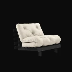 Karup Design Roots Sovesofa Med Madras 90x200 Black Night/Linned
