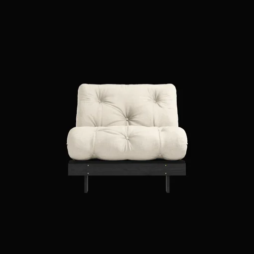 Karup Design Roots Sovesofa Med Madras 90x200 Black Night/Linned
