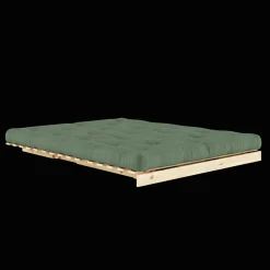 Karup Design Roots Sovesofa M. Madras 160x200 756 Olive Green/Fyrretrá