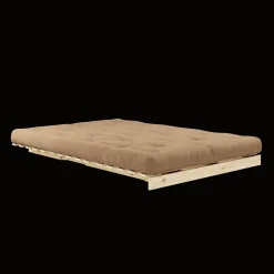 Karup Design Roots Sovesofa M. Madras 140x200 755 Mocca/Fyrretrá