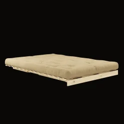 Karup Design Roots Sovesofa M. Madras 140x200 758 Wheat Beige/Fyrretrá