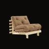 Karup Design Roots Sovesofa M. Madras 90x200 755 Mocca/Fyrretrá