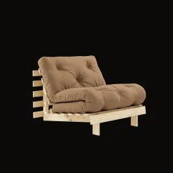 Karup Design Roots Sovesofa M. Madras 90x200 755 Mocca/Fyrretrá