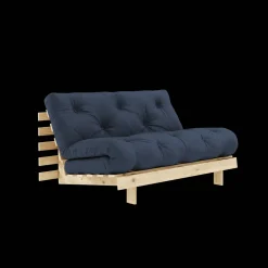 Karup Design Roots Sovesofa M. Madras 140x200 737 Navy/Fyrretrá