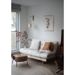 Karup Design Roots Sovesofa M. Madras 140x200 737 Navy/Fyrretrá