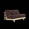 Karup Design Roots Sovesofa M. Madras 140x200 715 Brown/Fyrretrá