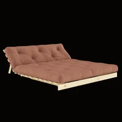 Karup Design Roots Sovesofa M. Madras 160x200 759 Clay Brown/Fyrretrá