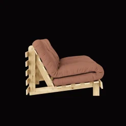 Karup Design Roots Sovesofa M. Madras 160x200 759 Clay Brown/Fyrretrá