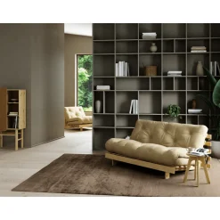 Karup Design Roots Sovesofa M. Madras 160x200 914 Linen/Fyrretrá