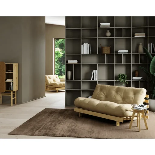 Karup Design Roots Sovesofa M. Madras 160x200 914 Linen/Fyrretrá