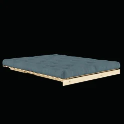 Karup Design Roots Sovesofa M. Madras 160x200 757 Petrol Blue/Fyrretrá