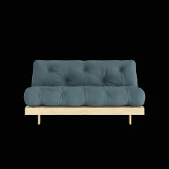 Karup Design Roots Sovesofa M. Madras 160x200 757 Petrol Blue/Fyrretrá