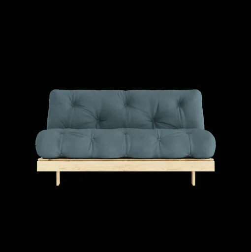 Karup Design Roots Sovesofa M. Madras 160x200 757 Petrol Blue/Fyrretrá