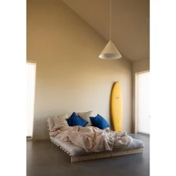Karup Design Roots Sovesofa M. Madras 160x200 757 Petrol Blue/Fyrretrá