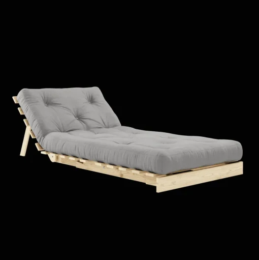 Karup Design Roots Sovesofa M. Madras 90x200 746 Grey/Fyrretrá