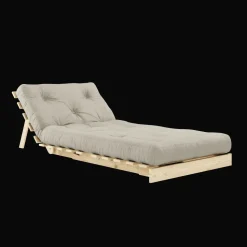 Karup Design Roots Sovesofa M. Madras 90x200 914 Linen/Fyrretrá