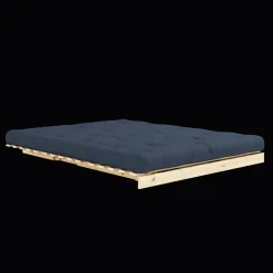 Karup Design Roots Sovesofa M. Madras 160x200 737 Navy/Fyrretrá