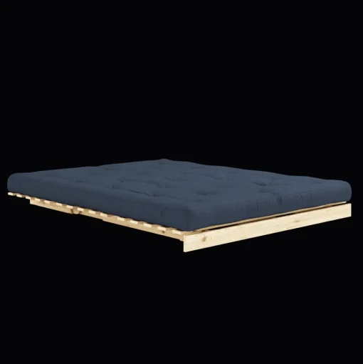 Karup Design Roots Sovesofa M. Madras 160x200 737 Navy/Fyrretrá