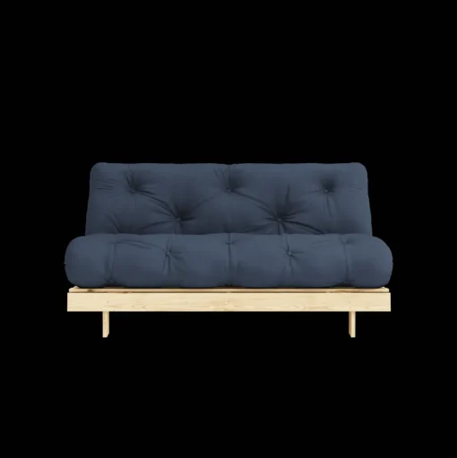 Karup Design Roots Sovesofa M. Madras 160x200 737 Navy/Fyrretrá