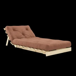 Karup Design Roots Sovesofa M. Madras 90x200 759 Clay Brown/Fyrretrá