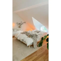 Karup Design Senza Sengestel 180x200 Klarlakaret Fyrretrá