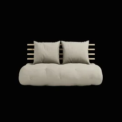 Karup Design Shin Sano Sofa M. Madras 914 Linen/Klarlakeret