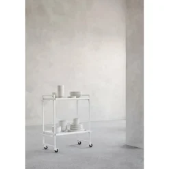 Kristina Dam Studio Bauhaus Serveringsvogn Hvid