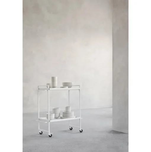 Kristina Dam Studio Bauhaus Serveringsvogn Hvid
