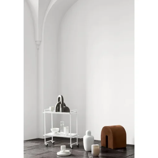 Kristina Dam Studio Bauhaus Serveringsvogn Hvid