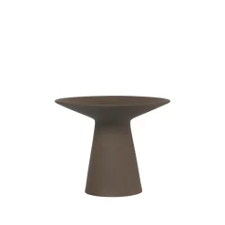 Kristina Dam Studio Collar Vase Lille Dark Brown Engobe